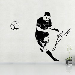 สติกเกอร์ติดผนัง เลียวเนล เมสซี Lionel Messi Soccer Football Player Wall Sticker (WD-0991)